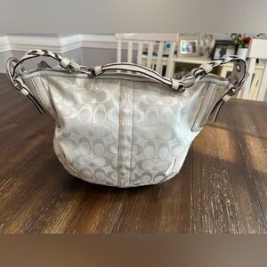 Coach Cream Hobo Bag